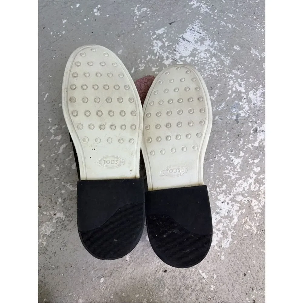 Tod’s leather loafer sneakers